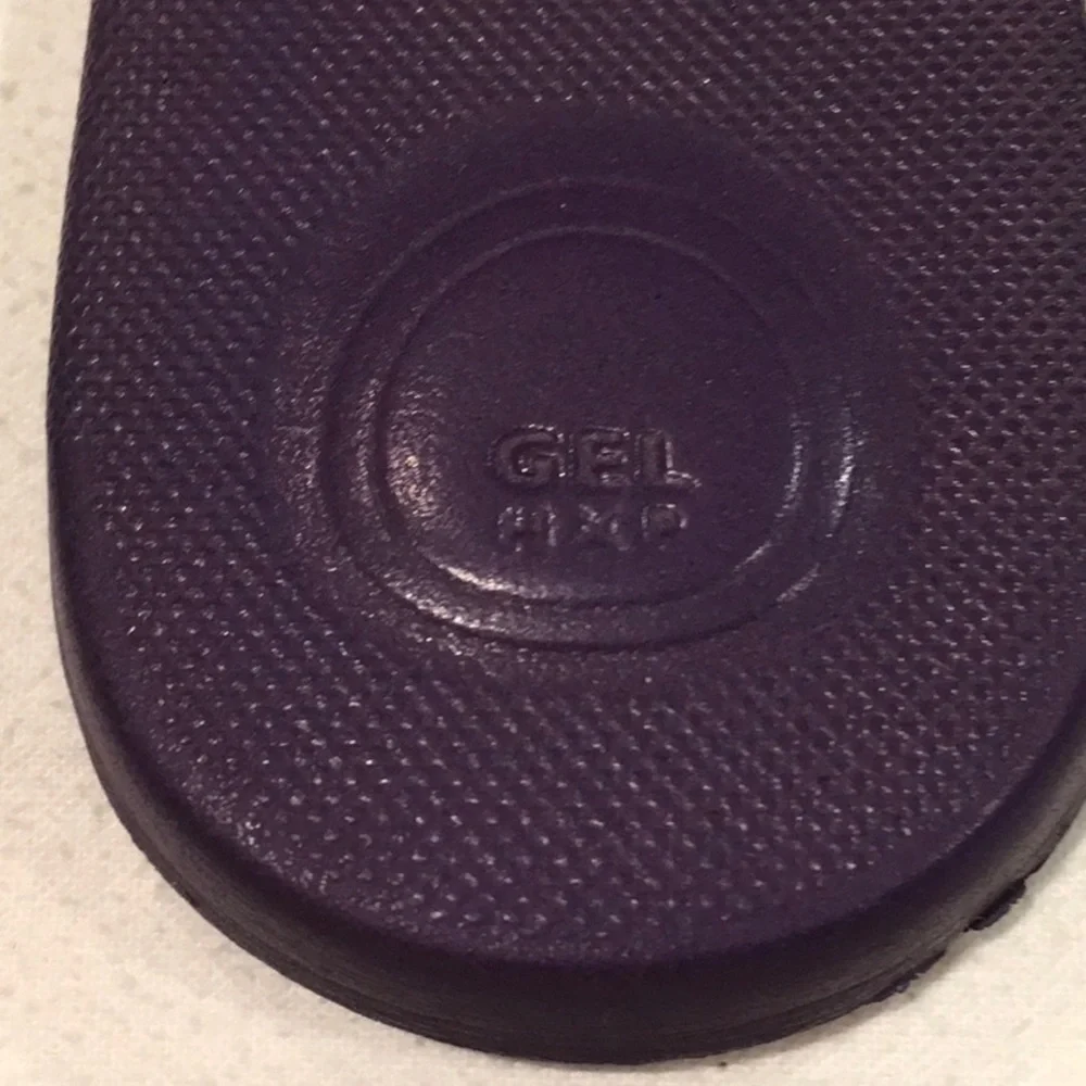 Dupe All-Rubber Flip Flops Deep Purple